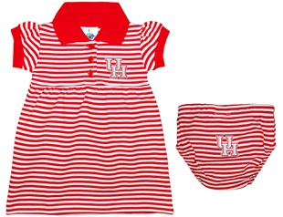 Houston Cougars Striped Game Day Dress with Bloomer