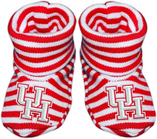 Houston Cougars Striped Booties