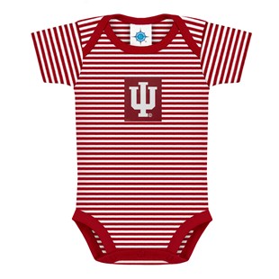 Indiana Hoosiers Newborn Infant Striped Bodysuit