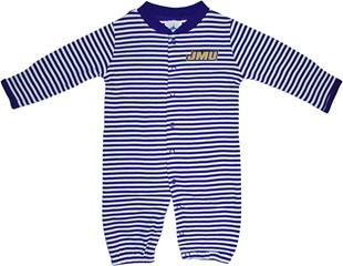 James Madison Dukes Striped Convertible Gown (Snaps into Romper)