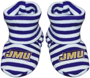 James Madison Dukes Striped Booties