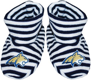 Montana State Bobcats Striped Booties
