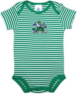 Notre Dame Fighting Irish Newborn Infant Striped Bodysuit