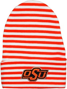 Oklahoma State Cowboys Newborn Baby Striped Knit Cap