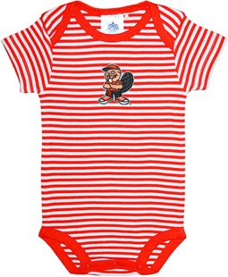 Oregon State Beavers Jr. Benny Newborn Infant Striped Bodysuit