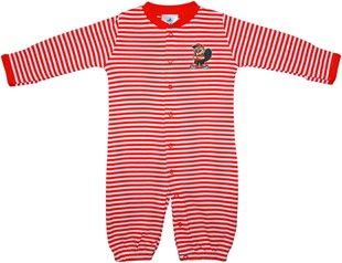 Oregon State Beavers Jr. Benny Striped Convertible Gown (Snaps into Romper)