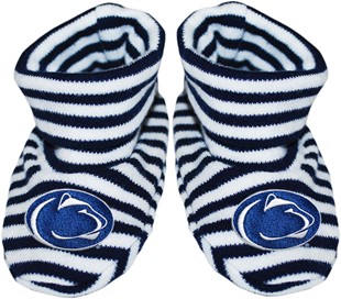 Penn State Nittany Lions Striped Booties