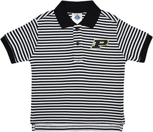 Purdue Boilermakers Toddler Striped Polo Shirt