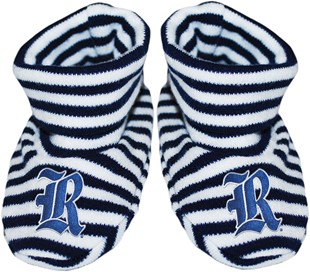 Rice Owls Striped Booties