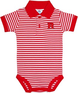 Rutgers Scarlet Knights Striped Polo Bodysuit
