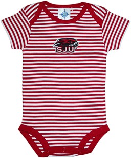 Saint Joseph's Hawks Newborn Infant Striped Bodysuit