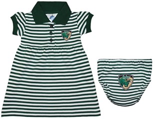 South Florida Bulls Shield Striped Game Day Dress with Bloomer