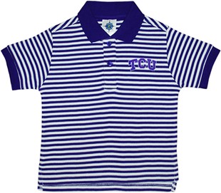 TCU Horned Frogs Toddler Striped Polo Shirt