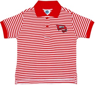 Western Kentucky Hilltoppers Toddler Striped Polo Shirt