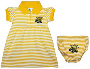 Wichita State Shockers Striped Game Day Dress with Bloomer
