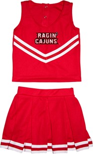 Louisiana-Lafayette Ragin Cajuns 2 Piece Youth Cheerleader Dress