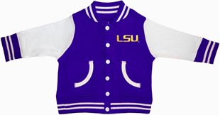 LSU Tigers Script Varsity Jacket