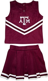 Texas A&M Aggies 2 Piece Toddler Cheerleader Dress