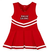 Louisiana-Lafayette Ragin Cajuns Cheerleader Bodysuit Dress