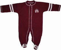 Montana Grizzlies Sports Shoe Footed Romper