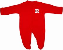 Rutgers Scarlet Knights Fleece Footed Romper