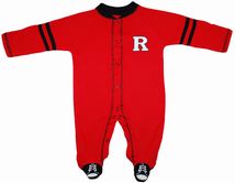 Rutgers Scarlet Knights Sports Shoe Footed Romper
