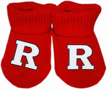 Rutgers Scarlet Knights Baby Booties