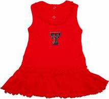 Texas Tech Red Raiders Ruffled Tank Top Dress