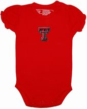 Texas Tech Red Raiders Puff Sleeve Bodysuit
