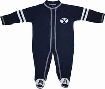 BYU Cougars Sports Shoe Footed Romper