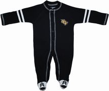 UCF Knights Sports Shoe Footed Romper