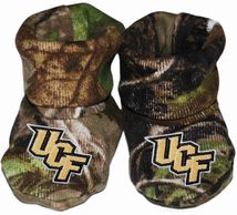 UCF Knights Realtree Camo Baby Booties