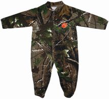 Clemson Tigers Realtree Camo Footed Romper