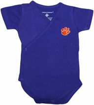 Clemson Tigers Side Snap Newborn Bodysuit