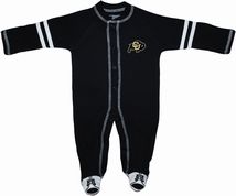 Colorado Buffaloes Sports Shoe Footed Romper