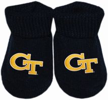 Georgia Tech Yellow Jackets Baby Booties