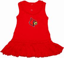 Louisville Cardinals Ruffled Tank Top Dress