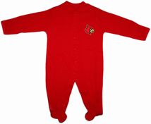Louisville Cardinals Footed Romper