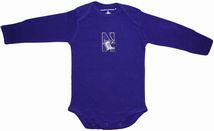 Northwestern Wildcats Long Sleeve Bodysuit