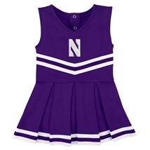 Northwestern Wildcats Cheerleader Bodysuit Dress
