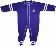 Northwestern Wildcats Sports Shoe Footed Romper