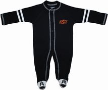 Oklahoma State Cowboys Sports Shoe Footed Romper