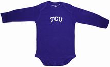 TCU Horned Frogs Long Sleeve Bodysuit