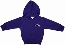 TCU Horned Frogs Snap Hooded Jacket
