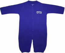TCU Horned Frogs "Convertible" Gown (Snaps into Romper)
