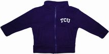 TCU Horned Frogs Polar Fleece Zipper Jacket
