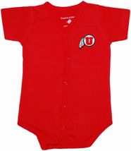 Utah Utes Front Snap Newborn Bodysuit