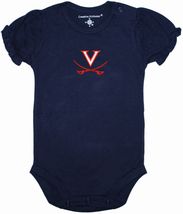 Virginia Cavaliers Puff Sleeve Bodysuit
