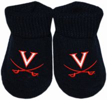 Virginia Cavaliers Baby Booties