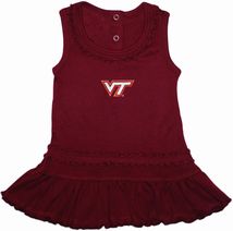 Virginia Tech Hokies Ruffled Tank Top Dress